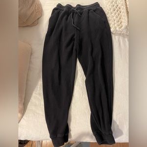 Negative Underwear Waffle Knit Jogger in Black Size L